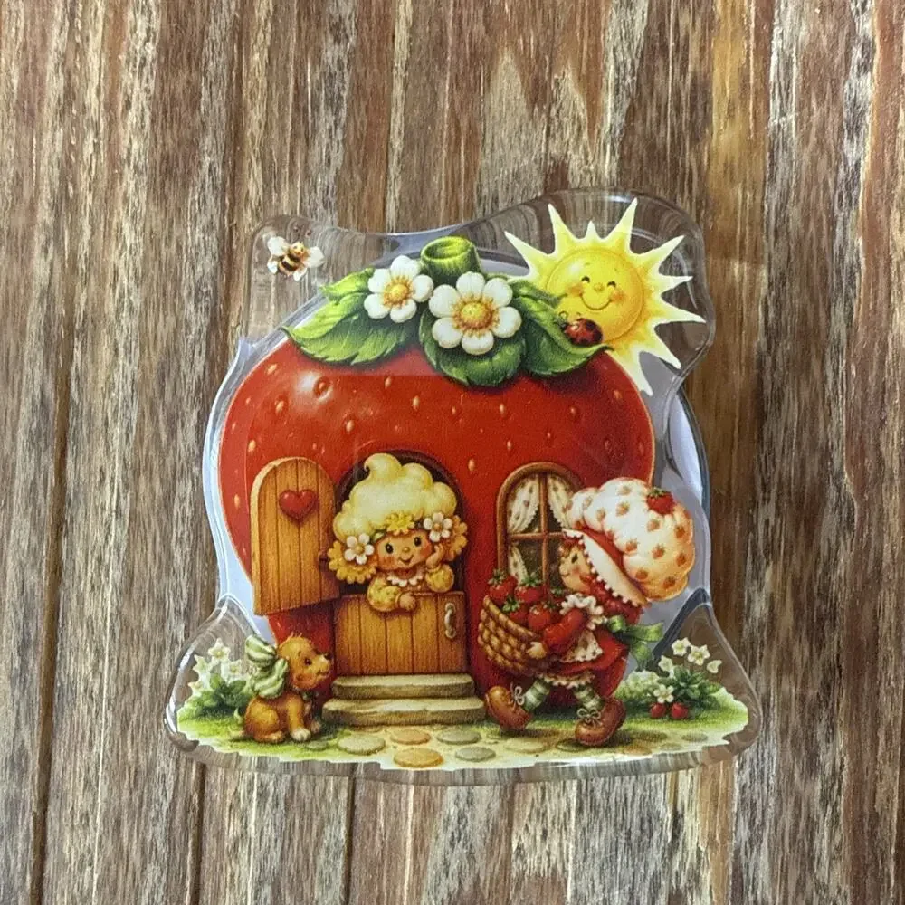 Magnetic Strawberry Shortcake Pop Up Phone Grip